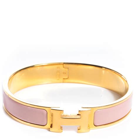 roze hermes armband|hermes h bracelets.